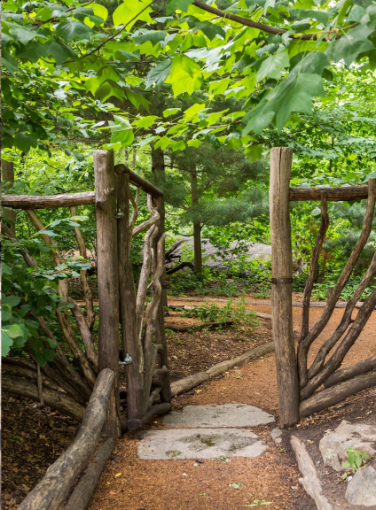 Gate to Hallett Nature Sanctuary