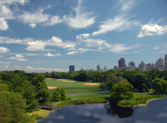 Turtle Pond and the Great Lawn