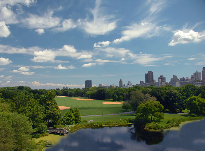 Turtle Pond and the Great Lawn