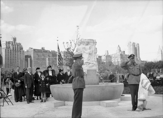Unveiling of the Sophie Loeb Fountain