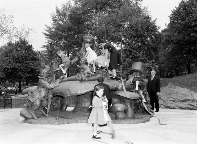 Alice in Wonderland, soon after its installation in 1959.