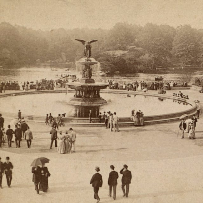 Angel of the Waters, first NYC monument by a woman artist.