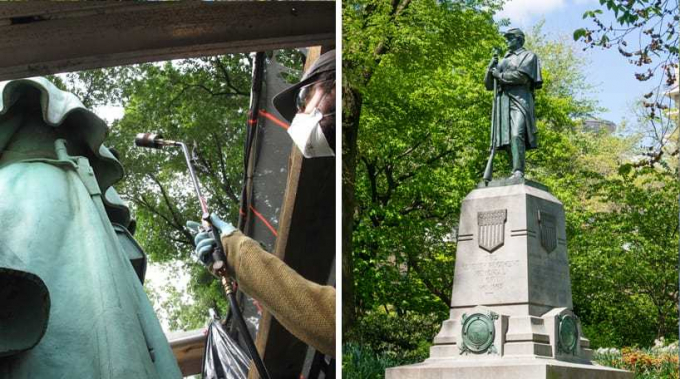 7th Regiment Memorial, Before and After
