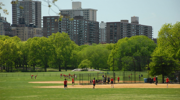 Kids Playing Baseball