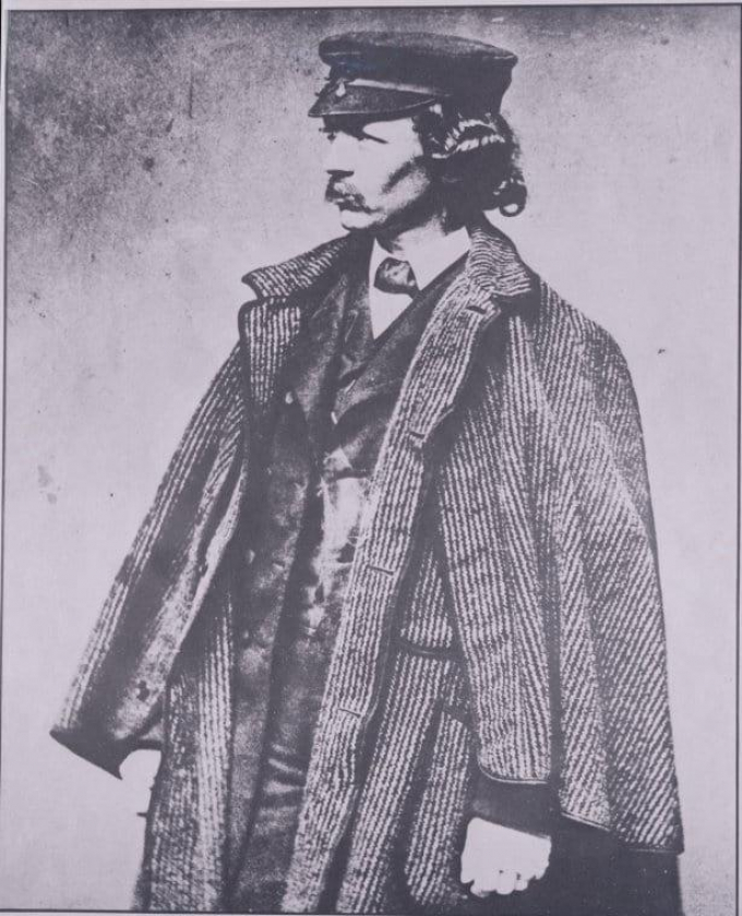 Historical photo of Frederick Law Olmstead dressed for the outdoors