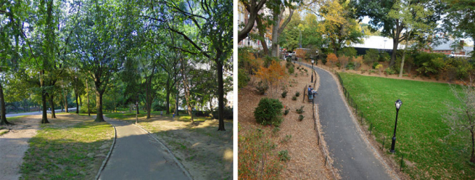 61st Street landscape before and after