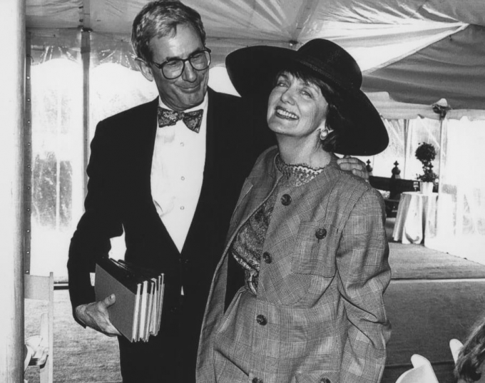 Richard Gilder and Elizabeth Barlow in 1994