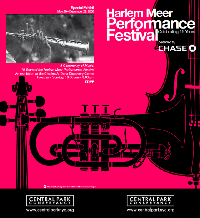 The poster for this year's Festival, in hot pink and black.