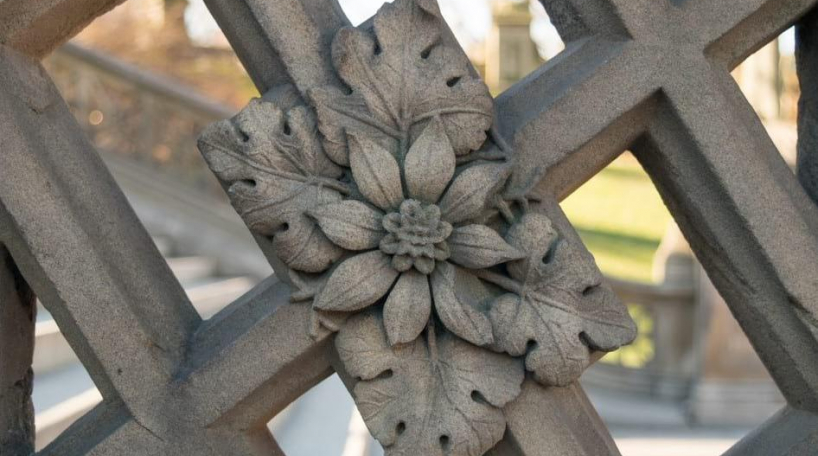 Detail of Bethesda Terrace masonry