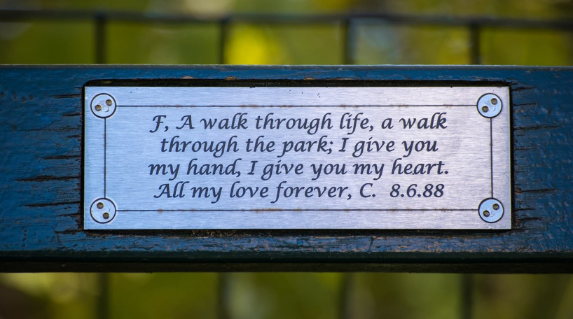 Bench Plaque