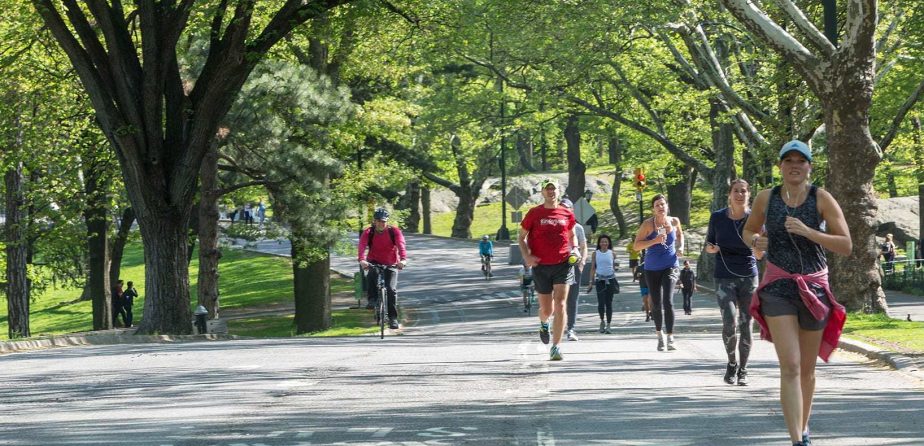 Joggers in Central Park