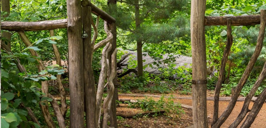 Gate to Hallett Nature Sanctuary