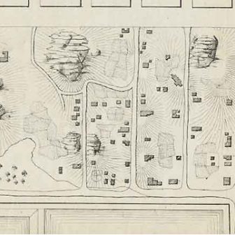 Pre-Park map of Seneca Village