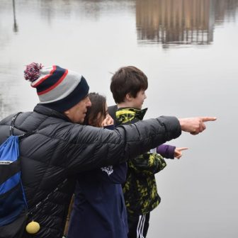 Harlem Meer in winter