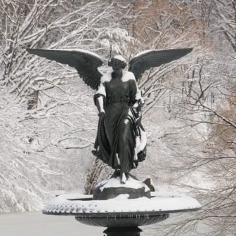 Lady of the Waters in winter