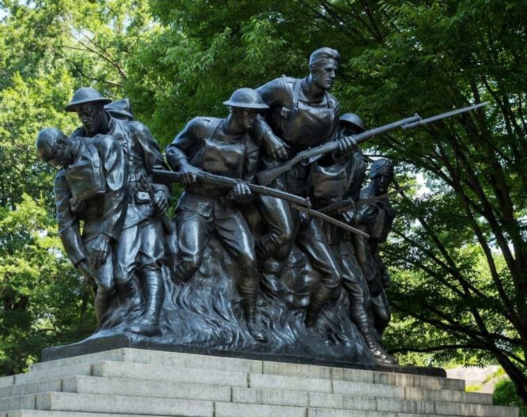 Memorial to World War I soldiers