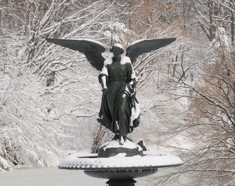 Lady of the Waters in winter